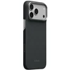 Dėklas PITAKA Edge Argyle MagSafe, skirtas iPhone 18 Pro Max / 17 Pro Max, bazalto juodas