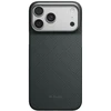 Dėklas PITAKA Edge Argyle MagSafe, skirtas iPhone 18 Pro Max / 17 Pro Max, bazalto juodas