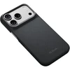 Dėklas PITAKA Edge Argyle MagSafe, skirtas iPhone 18 Pro / 17 Pro, bazalto juodas
