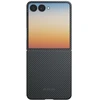 Dėklas PITAKA Edge Dėklas for Samsung Galaxy Z Flip8 juodos spalvos-pilkas