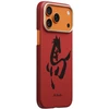 Dėklas PITAKA Edge Case Ink Horse Painting iPhone 17 Pro Max cinnabar