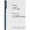 Dėklas Pitaka Ultra Slim Case Apple iPhone 17 Pro, mėlynas