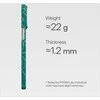 PITAKA itin plonas monograminis „MagSafe“ dėklas, skirtas „iPhone 17 Pro Max“, aukso ir žalios spalvos
