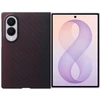 Dėklas KF971SRE Carbon Magnet Samsung Galaxy Fold 8, Raudona