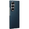Dėklas KF976SNE Carbon Magnet Samsung Galaxy Fold 8 Ultra, Navy