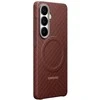 Dėklas KS942SR Carbon Magnet Case Samsung Galaxy S26, Coral Raudona