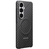 KS947SS anglies pluošto magnetinis dėklas „Samsung Galaxy S26 Plus“, pilkas