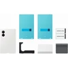 Dėklas EF971CWE Silicone Magnet Samsung Galaxy Fold 8, Baltas