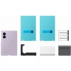 Dėklas EF971CVE Silicone Magnet Samsung Galaxy Fold 8, Violet
