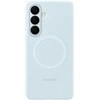 Samsung Galaxy S26+ silikoninis magnetinis dėklas su šviesa Mėlyna