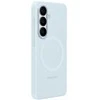Samsung Galaxy S26 silikoninis magnetinis dėklas su šviesa Mėlyna