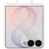 Dėklas EF776CWE Silicone Ring Magnet Samsung Galaxy Flip 8, Baltas