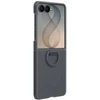 Dėklas EF776CBE Silicone Ring Magnet Samsung Galaxy Flip 8, Juodas