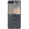 Dėklas EF776CBE Silicone Ring Magnet Samsung Galaxy Flip 8, Juodas