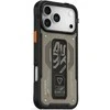 Dėklas Skinarma Aegis skirtas Apple iPhone 17 Pro Max Magnetic Charging + Grip Stand pilkos spalvos