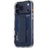 Dėklas Skinarma Haxa Apple iPhone 17 Pro Max Magnetic Charging + Grip Stand mėlynas