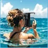 „Spigen Aqua Shield WaterProof Case A640“ (dvigubas, su „Crossbag“) 1 vnt., juodas