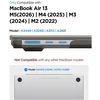 SPIGEN AIRSKIN MACBOOK AIR 13 M2-M5 2023-2026 FROST Juodas
