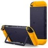 „Spigen Nano Pop“ dėklas, skirtas „Nintendo Switch 2“ – tamsiai mėlynas ir geltonas