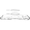 Spigen Ultra Hybrid MagSafe dėklas skirtas Apple iPhone 17 Air – skaidrus pilkos spalvos