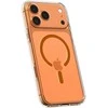 Dėklas „Spigen Ultra Hybrid MagSafe“, skaidrus oranžinis - iPhone 17 Pro