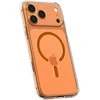 Dėklas „Spigen Ultra Hybrid MagSafe“, skaidrus oranžinis - iPhone 17 Pro Max