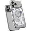 Dėklas „Spigen Ultra Hybrid MagSafe“, „Zero One“ baltos – „iPhone 17 Pro Max“