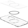 SPIGEN dėklas ULTRA HYBRID MAG suderinamas su MagSafe, skirtas S25 skaidrus / baltas