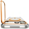 Dėklas Spigen Ultra Hybrid Optik S MagSafe do iPhone 17 Pro Max / 18 Pro Max permatomas oranžinė