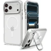 Dėklas Spigen Ultra Hybrid Optik S MagSafe do iPhone 17 Pro Max / 18 Pro Max permatomas sidabrinė