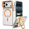 Dėklas Spigen Ultra Hybrid Optik S MagSafe do iPhone 17 Pro / 18 Pro permatomas oranžinė