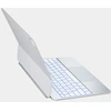 Dėklas Typecase Edge Pro su klaviatūra do iPad Air 13" M2 2024 / M3 2025 / M4 2026 sidabrinė