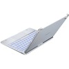 Typecase Flexbook Touch do iPad Air 11" M2 2024 / M3 2025 / M4 2026 sidabrinė