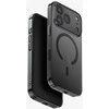 UNIQ Airsuit dėklas skirtas Apple iPhone 17 Pro Magclick Charging juodos spalvos