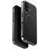 UNIQ Clario dėklas skirtas Apple iPhone 17 Magclick Charging juodos spalvos