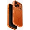 UNIQ Clario dėklas skirtas Apple iPhone 17 Pro Magclick Charging oranžinės spalvos