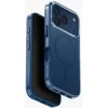 UNIQ Clario dėklas skirtas Apple iPhone 17 Pro Magclick Charging mėlynos spalvos