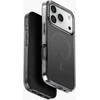 UNIQ Clario dėklas skirtas Apple iPhone 17 Pro Magclick Charging juodos spalvos