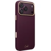 Dėklas UNIQ Coehl Mirelle, skirtas iPhone 18 Pro Max / 17 Pro Max, su magnetiniu įkrovimu, bordo spalvos