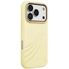 Dėklas UNIQ Coehl Serina, skirtas iPhone 18 Pro / 17 Pro, su magnetiniu įkrovimu, geltonas