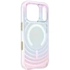 Dėklas UNIQ Coehl Vela, skirtas iPhone 18 Pro / 17 Pro, su magnetiniu įkrovimu, opal spalvos