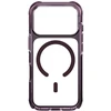 Dėklas UNIQ Combat, skirtas iPhone 18 Pro / 17 Pro, su Magclick Charging funkcija, burgundo spalvos