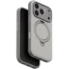 Dėklas UNIQ Elix do iPhone 18 Pro / 17 Pro 360 Rotating Kickstand šviesiai pilkas