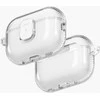 „Uniq Glase Pro“ dėklas, skirtas „AirPods Pro 3“ – su užraktu – permatomas