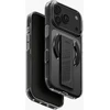 Dėklas UNIQ Heldro Air, skirtas iPhone 18 Pro / 17 Pro, su Magclick Charging, tamsiai pilkas (tinted smoke)