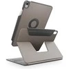 Dėklas UNIQ Rovus Snapmount Magnetic 360 Rotating Detachable skirtas Apple iPad 11" A16 (2025) / Apple iPad 10.9" 10 gen. (2022) pilkos spalvos