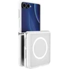 Dėklas UNIQ Veren AF for Samsung Galaxy Flip8 Magclick Charging baltas