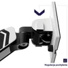 Diablo Chairs Diablo monitoriaus laikiklis 49-Inch | Baltas RGB X-Arm Dual