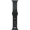 apyrankė Audi Geometric Pattern Silicone Watch apyrankė for Apple Watch 40/41/42mm juodos spalvos
