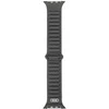 Audi Logo sintetinės odos magnetinis žiedinis dirželis Apple Watch 44/45/46/49 mm - Juodas